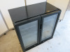 E-Catering Midi Cooler Under-Counter Fridge, Model RRG063. Size H87 x W88 x D50cm. - 2