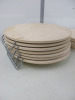 13 x Domu Brands 1507047 Ceramic Pizza Stones, with 7 x Metal Racks. - 2