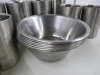 15 x Stainless Steel Pieces to Include: 8 x Wine Coolers & 7 x Mixing Bowls. - 4