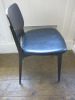 25 x Black Wood Dining Chairs Upholstered in Black Faux Leather, Condition As Viewed/Pictured. - 4