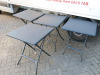 4 x Foldable Charcoal Grey Wicker Tables (Condition as Viewed). - 2