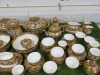 82 x Pieces of The East India Company Royal Bone China Banjarong 18ct Gold Hand Painted Crockery to Include: 1 x Large Coffee Pot, 2 x Tea Pots, 2 x Small Coffee Pots, 4 x Milk Jugs, 4 x Sugar Bowls with Lids, 2 x Large Dishes with Lids, 2 x Large Bowls, - 3