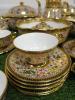 82 x Pieces of The East India Company Royal Bone China Banjarong 18ct Gold Hand Painted Crockery to Include: 1 x Large Coffee Pot, 2 x Tea Pots, 2 x Small Coffee Pots, 4 x Milk Jugs, 4 x Sugar Bowls with Lids, 2 x Large Dishes with Lids, 2 x Large Bowls, - 5