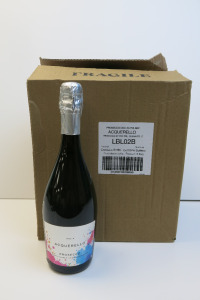 Case of 6 Bottles of Italia Acquerello Prosecco Sparkling Wine, 75cl.