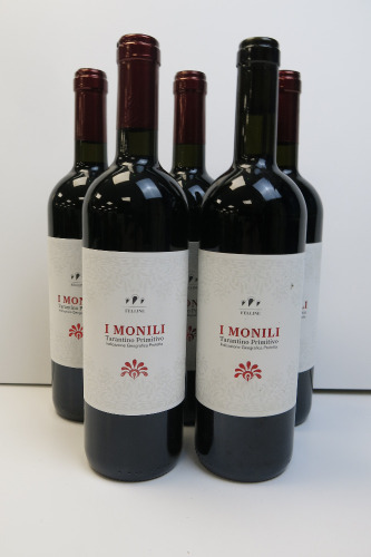 6 x Bottles of I Monili Tarantino Primtivo Red Wine, 2022, 75cl.