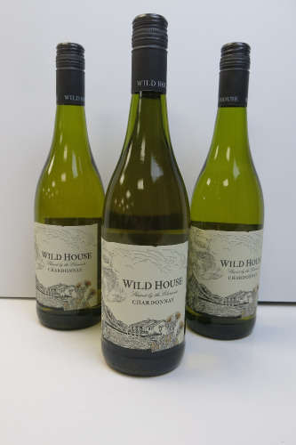 4 x Bottles of Wild House Chardonnay White Wine, 2024, 75cl.