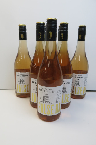7 x Bottles of False Bay Whole Bunch Cinsault Mourv&egrave;dre Rose Wine, 2025, 75cl.