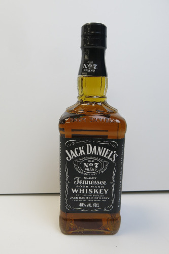 Bottle of Jack Daniels Tennessee Sour Mash Whiskey, 70cl.