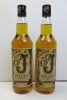 2 x Bottles of Admirals Old J Spiced Rum, 70cl.