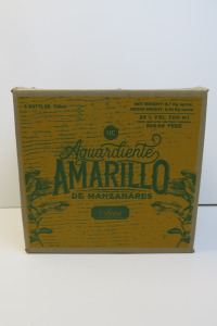 6 x Bottles of Aquardiente Amarillo de Manzanares, 70cl.