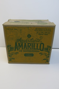 6 x Bottles of Aquardiente Amarillo de Manzanares, 70cl.