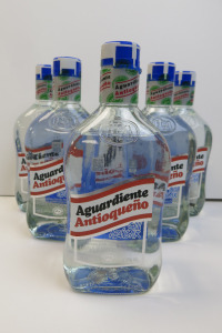 6 x Bottles of Aguardiente Antioqueno , 70cl.