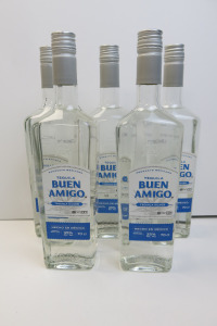 5 x Bottles of Buen Amigo Tequila Silver, 70cl.