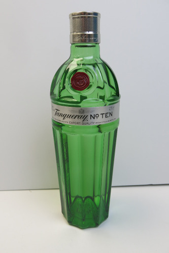 Bottle of Tanqueray No Ten Small Batch Gin, 70cl.