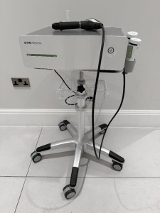 Storz Medical Masterpuls MP50 Ultra, Shockwave Therapy Unit on Trolley with Attachment.