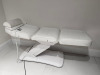 Electric 3 Section Treatment Couch. NOTE: missing arm attachments.