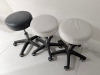 3 x Beauty Therapy Height Adjustable Stools. - 2