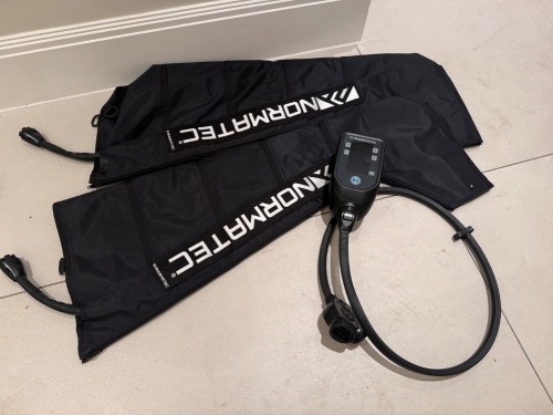 Normatec Recovery Fit Pump, Model Pulse 2.0 with Set of Compression Boots.