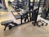 Atlantis D-138, Lat Pulldown Low Row Combo, S/N 96475 with Weight Stack 7kg-136kg. - 4