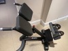 Atlantis D-128, Incline Hyper Extension Bench, S/N 96522. - 3