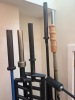 Watson 6 Bar Rack with 7 x Assorted Bars (Rogue/Watson & Other). Comes with Assorted Grips, Cushion Etc (As Pictured/Viewed). - 5