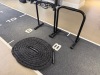 Set of Relife Dip Stands & Training Rope. - 2