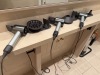 4 x Dyson Supersonic Airdryers with Attachments, Requiring Plugs (As Viewed). - 3