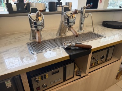 Modbar Espresso AV Twin Tap System & Modbar Steam System Single Tap with Boilers, Water Software & Accessories (As Pictured). NOTE: buyer to arrange disconnection & removal.