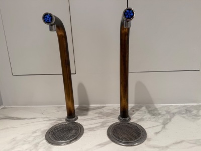 Twin Tap Built in Sparkling & Chilled Water System (Upstairs). NOTE: buyer to arrange disconnection & removal.