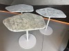 3 x Camerich Hanna 06, Carrera Marble Side Tables. Size H52 x 57 x 44cm.