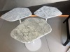 3 x Camerich Hanna 06, Carrera Marble Side Tables. Size H52 x 57 x 44cm. - 2