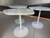 3 x Camerich Hanna 06, Carrera Marble Side Tables. Size H52 x 57 x 44cm. - 3