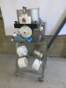 Formatic R-Series Burger Machine, Model R2200, S/N 25/01/021 on Mobile Stainless Steel Stand. Comes with Foot Pedal & 3 x Drum 100mm Retail 360. - 10