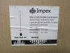 Impex Lighting Chrome Glass & Black Floor Lamp, Product Code PG08/01/FL/CH/BLK, 1 x E14 Bulb. Size Dia 33cm x H160cm, Weight 8.7kg. RRP &pound;400.00. - 3