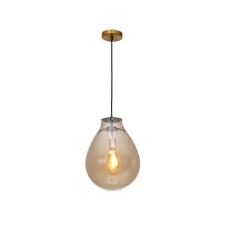 Impex Lighting 1lt Small Champagne Ceiling Light, Product Code PG04/01/S/CHA, 1 x E27 Bulb. Size Dia 30cm x H40cm, Weight 2.1kg. RRP &pound;190.00.