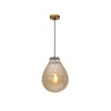 Impex Lighting 1lt Small Champagne Ceiling Light, Product Code PG04/01/S/CHA, 1 x E27 Bulb. Size Dia 30cm x H40cm, Weight 2.1kg. RRP &pound;190.00.