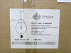 Impex Lighting 1lt Small Champagne Ceiling Light, Product Code PG04/01/S/CHA, 1 x E27 Bulb. Size Dia 30cm x H40cm, Weight 2.1kg. RRP &pound;190.00. - 3