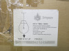 Impex Lighting 1lt Small Smoke Ceiling Light, Product Code PG04/01/S/SMK, 1 x E27 Bulb. Size Dia 30cm x H40cm, Weight 2.1kg. RRP &pound;190.00. - 3