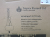 Impex Lighting Pendant Chrome Ceiling Light, Product Code CFH60691/05A/CH, 5 x G9 Bulbs. Size Dia 40cm x H21cm, Weight 4.8kg. RRP 375.00. - 2