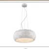 Impex Lighting Ceiling Light Pendant 4 Ceiling Light, Product Code PG241/06/WH, 2 x 24W (ES) Bulbs. Size Dia 54cm x H20cm, Weight 4.65kg. RRP &pound;344.00.