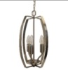 Impex Lighting Ceiling Light, Alexis 3LT Cage, Antique Brass,Product Code LG28/03/AB, 3 x 40W (E27) Bulbs. Size Dia 25cm x H42cm, Weight 2kg. Bulbs Not Included. RRP &pound;150.00. - 2
