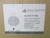 Impex Lighting Ceiling Light, NORD 4 LT SF Gold Clear Crystal, Product Code CFH608241/SF/G, 4 x 28W (G9) Bulbs. Size Dia 30cm x H37cm, Weight 4.5kg. Bulbs Not Included. RRP 435.00. - 2