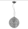 Impex Lighting Pendant Ceiling Light,NORD 5LT Hanging Large Clear Crystal, Product Code CFH608241/L/G, 5 x 28W (G9) Bulbs. Size Dia 40cm x H42cm, Weight 7.9kg. Bulbs Not Included. RRP &pound;799.00. - 2