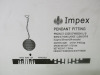 Impex Lighting Pendant Ceiling Light,NORD 5LT Hanging Large Clear Crystal, Product Code CFH608241/L/G, 5 x 28W (G9) Bulbs. Size Dia 40cm x H42cm, Weight 7.9kg. Bulbs Not Included. RRP &pound;799.00. - 3