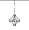 Impex Ceiling Light, GERDA 1LT Chrome, Product Code PG1702/01/CH, 1 x 60W (SES) Bulbs. Size Dia 28cm x H32cm, Weight 1.6kg. Bulb Not Included. RRP &pound;164.00. - 2