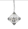 Impex Ceiling Light, GERDA 3LT Chrome, Product Code PG1702/03/CH, 3 x E14W Bulbs. Size Dia 28cm x H32cm, Weight 1.6kg. Bulb Not Included. RRP &pound;164.00. - 2