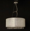 Impex Ceiling Light, Pendant Fitting 6LT Chrome Flush K9 Clear Crystal, Product Code CFH411204/06/BOM/CH, 6 x 28W (G9) Bulbs. Size Dia 45cm x H23cm, Weight 5kg. Bulbs Not Included. RRP &pound;520.00. - 5