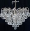 Impex Ceiling Light, EMMIE 5LT Crystal Antique Brass, Product Code CFH401091/05/AB, 5 X 28W (G9) Bulbs. Size Dia 46cm x H43CM, Weight 10kg. Bulbs Not Included. RRP &pound;659.00. - 2