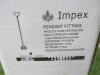 Impex Ceiling Light, Pendant Fitting, Clear 1LT Chrome, Product Code CFH1704/01/CH, 1 x 33W (G9) Bulb. Size Dia 12cm x H15cm, Weight 1.1kg. Bulb Not Included. RRP &pound;68.00. - 4