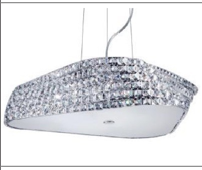 Impex Ceiling Light, Chrome Clear K9 Crystal, Product Code CFH1131/06/CLR/CH, 6 x 33W (G9) Bulbs. Size Dia 55cm x H14cm, Weight 9kg. Bulb not Included. RRP &pound;593.00.